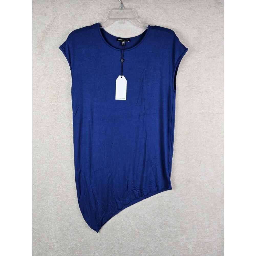 Universal Standard Women's Asymmetrical Tunic Top Dress Blue Size 2XS (6-8)